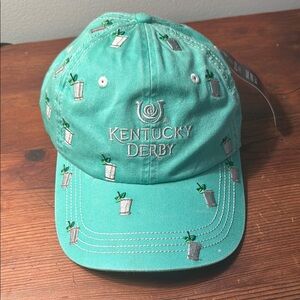Kentucky Derby Teal Cap